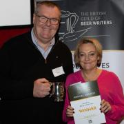 Georgina Young celebrates winning two prestigious beer industry awards