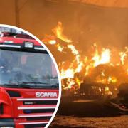 Firefighters from multiple stations were called to the blaze in the early hours of Wednesday morning
