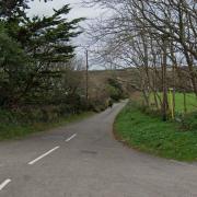 The entrance to Garro Lane in Mullion, where a strip of land has been given 'common' rights