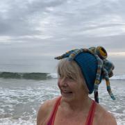 Ruth Hitchcock is doing the “Daily Dip for Dave” to raise money and awareness for Endocrine cancer