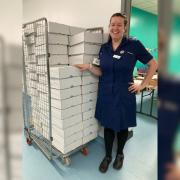 Amy Byfield, an oncology nurse at the Royal Cornwall Hospital Truro, was inspired to create personalised boxes by a breast cancer patient, Lisa Wallis