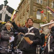 The St Piran's Festival in Redruth celebrates Cornwall's patron saint
