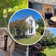 The detached four-bedroomed house is on the market for more than