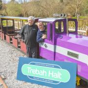 The new Trebah Halt station was introduced on March 28