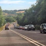 The A39 is due to be closed overnight for six days
