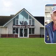 The news Wendron United will be hosting the Senior Cup final has been welcomed by Joss Bray (inset)