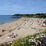 Gyllyngvase Beach in Falmouth is one of those awarded Blue Flag status