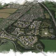 An artist's impression of how the proposed Launceston development could look (Pic: lhc design / Wessex Strategic)