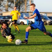 Mark Goldsworthy rounds Dobwalls' goalkeeper to score. Picture: PHIL RUBERRY