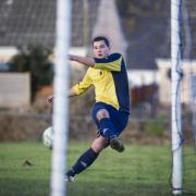 Luke Wort scores on his four goals. Picture: SAM BARNES/CARTEL