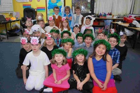 Costumes and tinsel were on show as St Francis School’s nativity