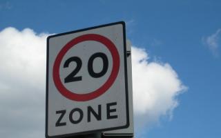 A file picture of a 20mph speed limit sign (Image free to use by all LDRS partners)