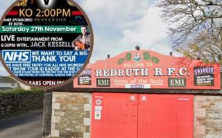 Redruth free entry to NHS Staff in thier next home game