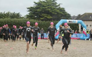 'The Seal' triathlon is coming to Gylly Beach this September. Picture intoTRI