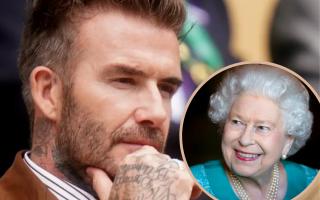 David Beckham joins thousands to see Queen lying in state sparking 'madness'.