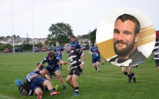 Falmouth rugby player forced to wat nine hours for ambulance. Inset picture: Falmouth Rugby