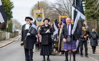 Truro's St Piran's Day Parade will be leaving St George's Road at 1pm.