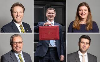 Four of Cornwall's MPs have reacted to today's budget, with some taking to social media to express their support