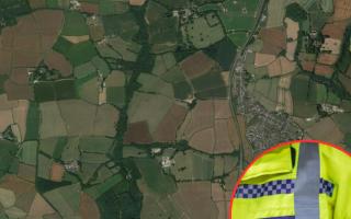Three men were reported to be acting suspiciously on a farm in the Trispen area this morning