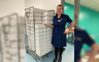 Amy Byfield, an oncology nurse at the Royal Cornwall Hospital Truro, was inspired to create personalised boxes by a breast cancer patient, Lisa Wallis