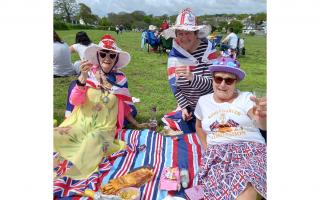 Getting into the spirit of the coronation in Mylor