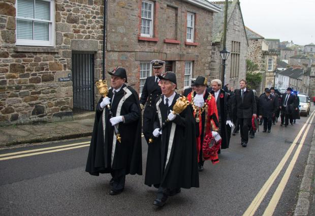 Falmouth Packet: A remembrance service in Helston