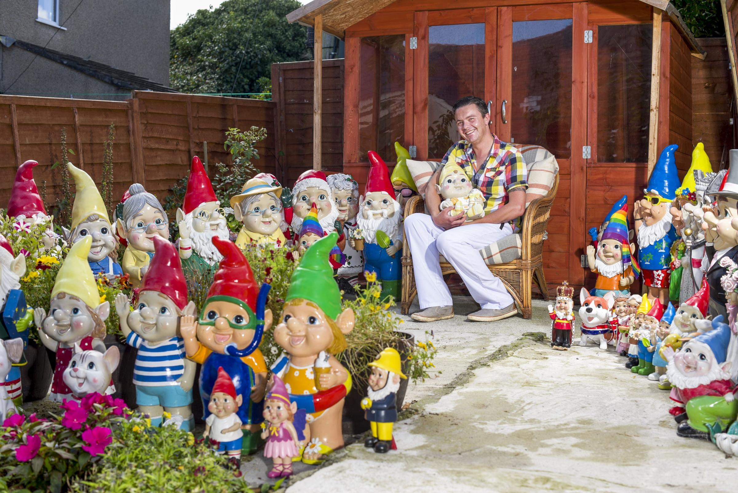 Gnome Superfan S Garden Is Filled With 62 Of The Creations